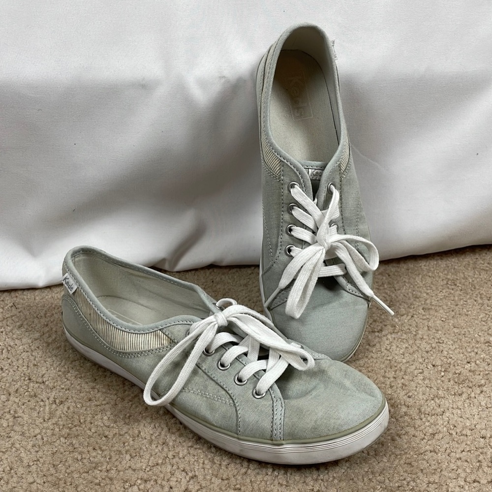 Keds Muted Green Neutral Sneakers - Size 8